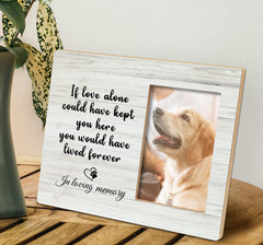 SRADMO memorial frame cat front view illustrating versatile use for memories.