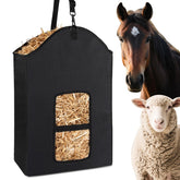 Srefaka hay bag shows durable oxford fabric for long-lasting outdoor feeding.