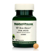 Standard Process VF Bio-Dent for Pets tablets front view supporting healthy bones and teeth