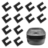 Standwme 12-pack cat water fountain foam filters trap hair and food residues for clear water.