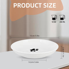 STAOVA cat bowls in a multi-pet scene for cats and small pets