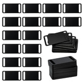 StayMax aluminum engraving blanks black dog tag close-up for personalization.