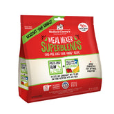 Stella & Chewy's freeze-dried duck meal mixer bag closeup showing premium raw nutrition.