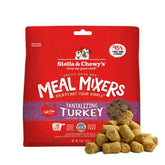 Stella & Chewy's freeze-dried turkey meal mixers bag showing premium protein boost.