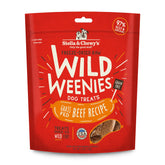 Stella & Chewy's Wild Weenies bag closeup for training rewards.