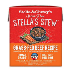 Stella & Chewy's Stella's Stew grass-fed beef chunks for a hearty, protein-rich meal.