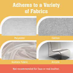 Stelucca Amazing Shields clear design blends with furniture while safeguarding fabric.
