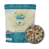 Steve's Real Food white fish nuggets in a bowl for dogs and cats.