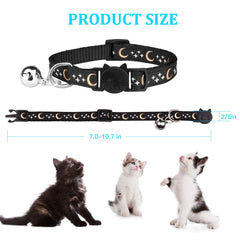 Stpiatue pack of 6 kitten collars for everyday wear