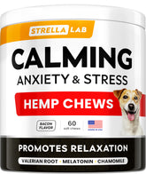 STRELLALAB calming chews dog bag—portable calming solution during events