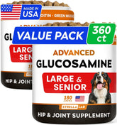 Strellalab Senior 360-chews pack supports aging dogs' joint health.