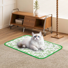 Stuffed green soft puppy blanket 32x24 inches for large dogs.