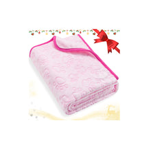 Stuffed pink cat blanket top view shows cozy fleece for snug naps