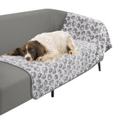 Stuffed premium soft dog couch blanket paw print top delivers cozy warmth for pets.