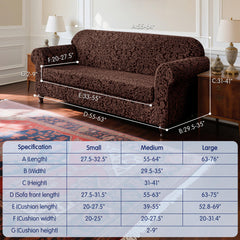 SUBRTEX two-piece slipcover with seat cushion demonstrates easy chair fit and comfort
