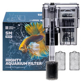 SubstrateSource Mighty HOB filter installation on a 2-5 gallon nano tank