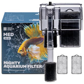 SubstrateSource Mighty HOB filter front view for quick, easy nano-tank setup.