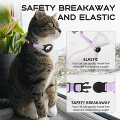 Sucegi AirTag Cat Collar airtag holder protects the device from loss during playtime.