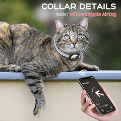 sucegi AirTag Cat Collar blue lightweight-material keeps pets comfortable all day.