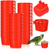 Suclain cage cup feeder for easy bird feeding inside cages.