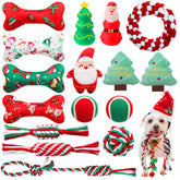 Suilung Christmas Santa Claus squeaky toy for interactive festive play