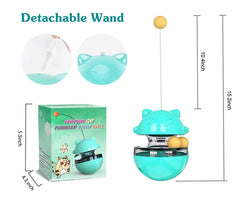 SUJAYU cat toy transparent chamber highlights hidden snacks for curiosity.