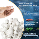 Sukh ceramic rings deliver clearer water in aquariums with effective filtration.