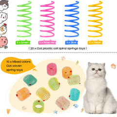 Sumind colorful cat spring invites exploration with bright colors for energetic play