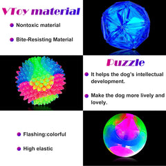 Sumind spiky glow ball engaging a playful chase