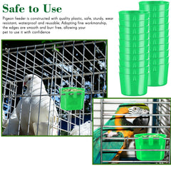 Sumind 8 oz cup design aids quick replenishment of food or water for birds