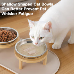 Summark 3.5-inch raised design bowls improving comfort during meals