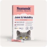 Summit Animal Health feline pain relief bottle promoting joint support for cats