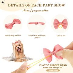 SUMMORO morandi colors closeup shows durable grosgrain ribbons and secure rubber bands.