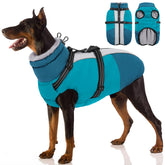 SUNFURA large dog coat harness-built shown for secure daily walks and built-in leash