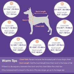 SUNFURA harness hole design keeps leash ready for easy walks