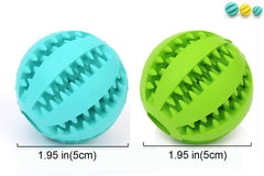 Sunglow teething ball bite-resistant surface detail for long-lasting chew sessions.
