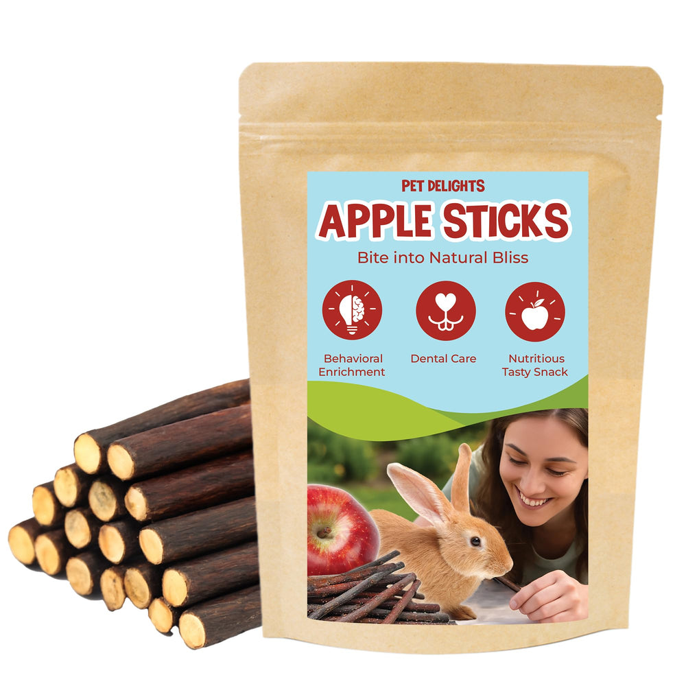 SunGrow Apple Sticks packaging – natural chew for small pets and dental exercise.