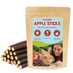 SunGrow Apple Sticks packaging – natural chew for small pets and dental exercise.