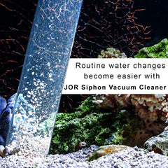 SunGrow aquarium cleaner kit with hose and priming bulb for easy maintenance