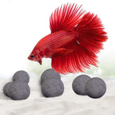 SunGrow Betta Balls closeup: mineral-rich beads supporting fish development.