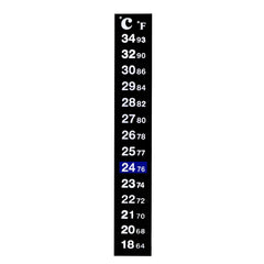 SunGrow Betta thermometer strip peel-stick application simplifies setup and ongoing monitoring.