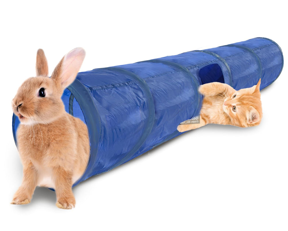 SunGrow Cat & Bunny Tunnel ends invite exploration for curious indoor pets.