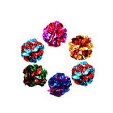 SunGrow Cat Crinkle Balls shiny mylar surface for engaging play and exercise
