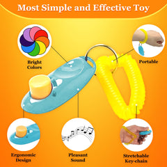 SunGrow clicker with keychain attachment for easy carry during practice