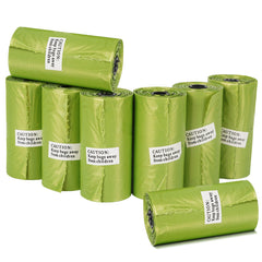 SunGrow Sungrow dog poop bags roll pack shows thick durable green bags for quick, sanitary pickups.
