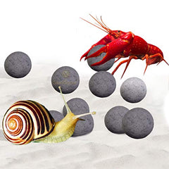 SunGrow energy balls pack-10-pieces shown for invertebrate nutrition and tank decoration.