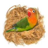SunGrow Finch coconut fiber pack close-up, ideal nest-building material for small birds.