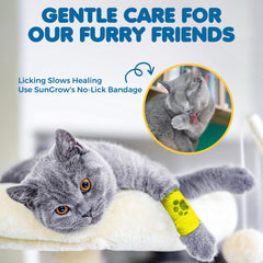 SunGrow fur-friendly bandage sticks to itself, avoiding fur pulling.