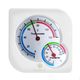 SunGrow Hermit Crab Thermometer & Hygrometer analog gauges for quick habitat checks.