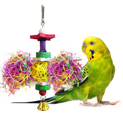 SunGrow parakeet toy rattan-ball-woven detail promotes interactive play and enrichment